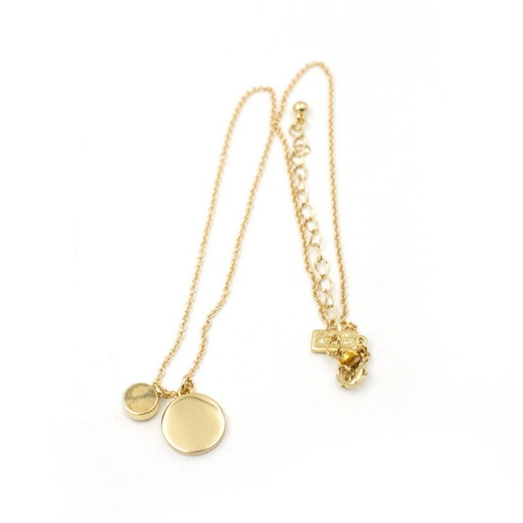 NWT KATE SPADE Spade & Crystal Charm Necklace - Picture 5 of 5